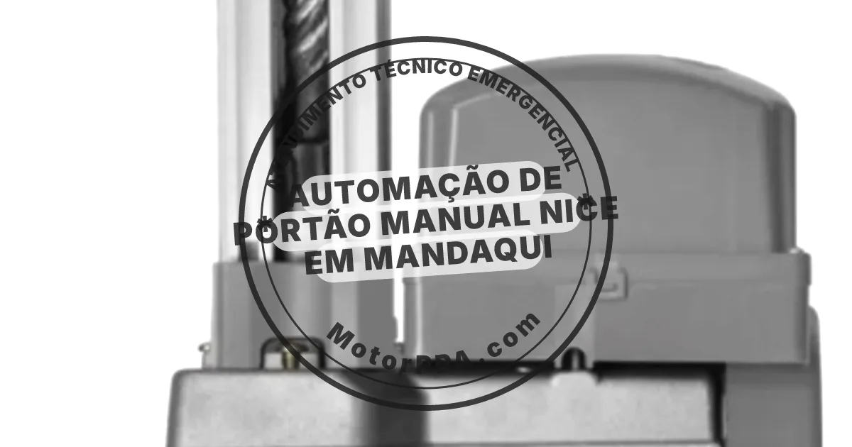 Conserto e instalação de portão automático em Mandaqui