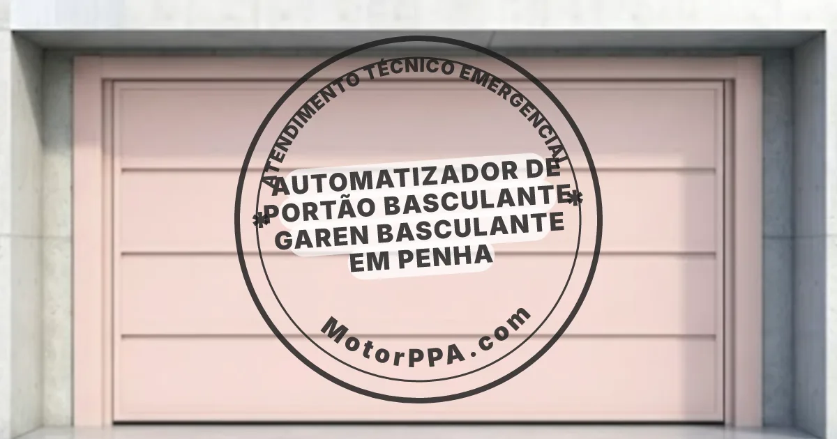 Conserto e instalação de portão automático em Penha
