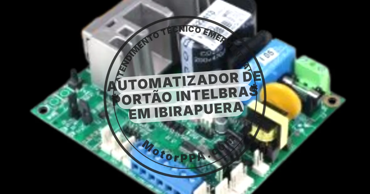 Conserto e instalação de portão automático em Ibirapuera