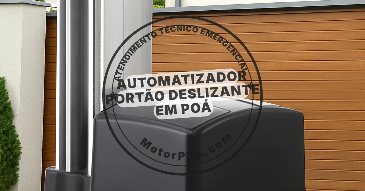 Conserto e instalação de portão automático em Poá
