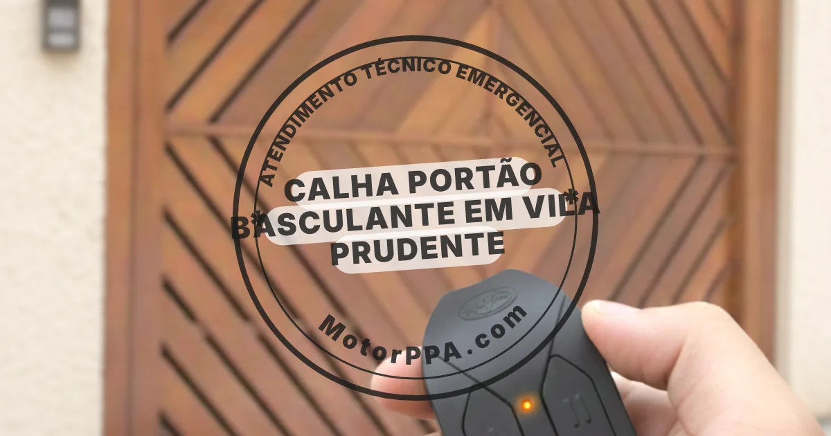 Conserto e instalação de portão automático em Vila Prudente