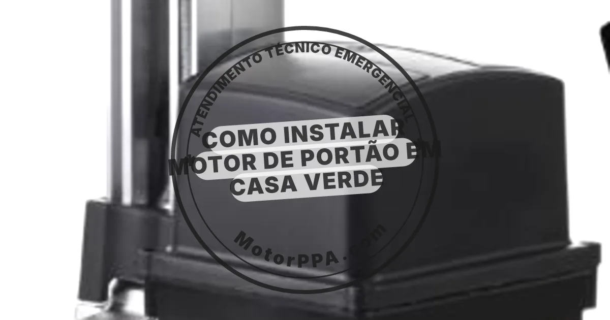 Conserto e instalação de portão automático em Casa Verde