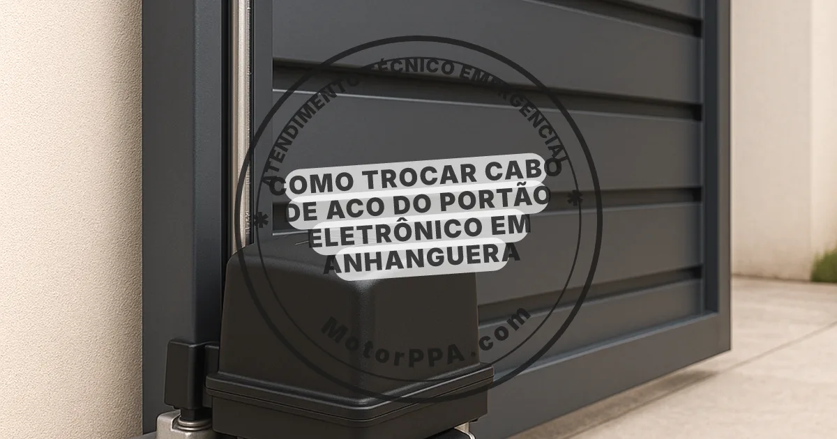 Conserto e instalação de portão automático em Anhanguera