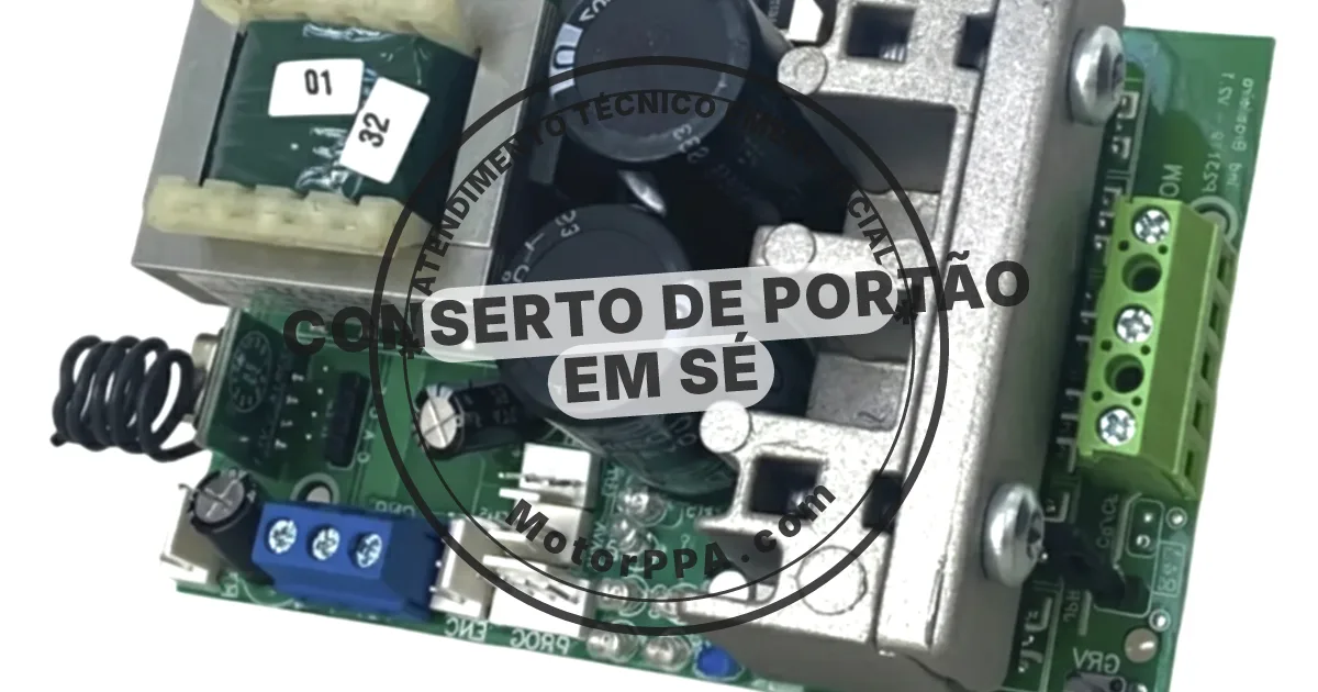 Conserto e instalação de portão automático em Sé