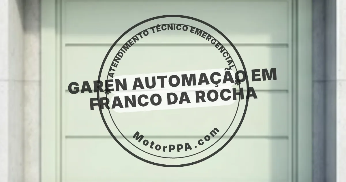 Conserto e instalação de portão automático em Franco da Rocha