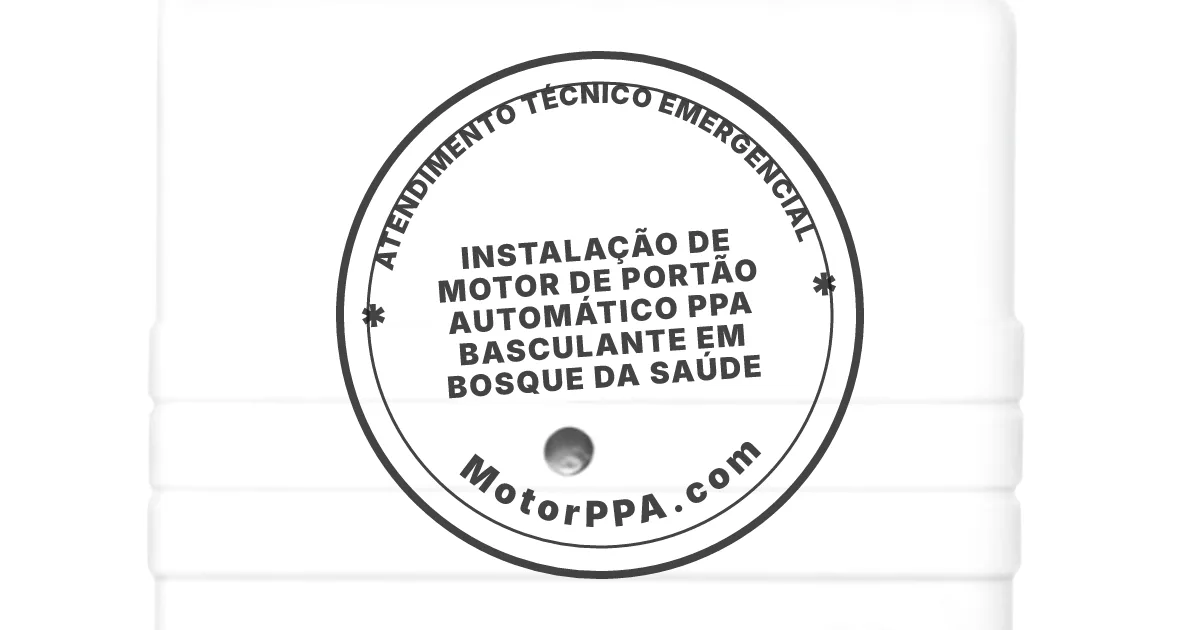 Conserto e instalação de portão automático em Bosque da Saúde