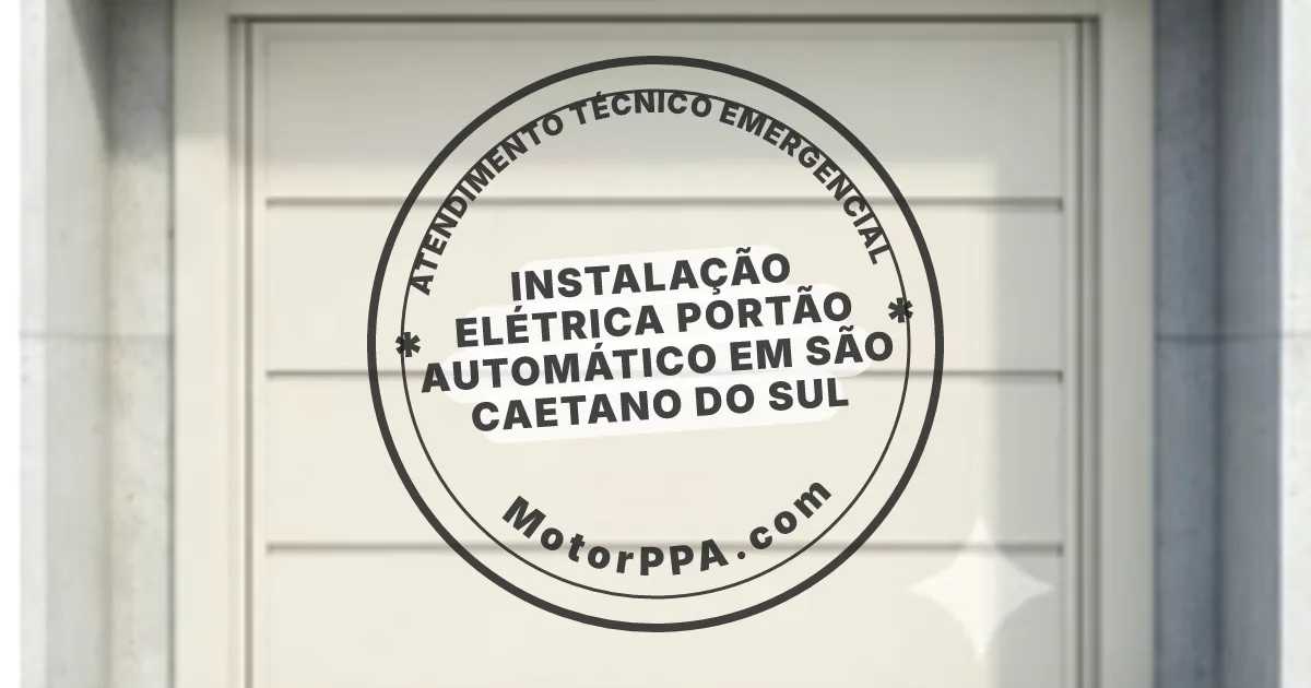 Conserto e instalação de portão automático em São Caetano do Sul