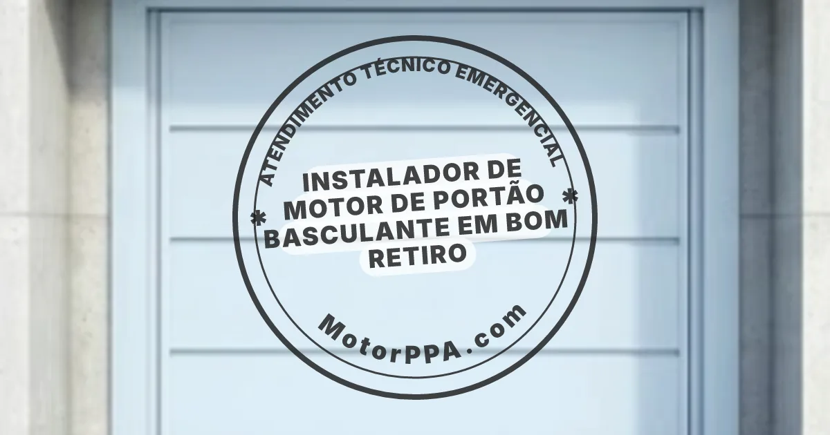 Conserto e instalação de portão automático em Bom Retiro