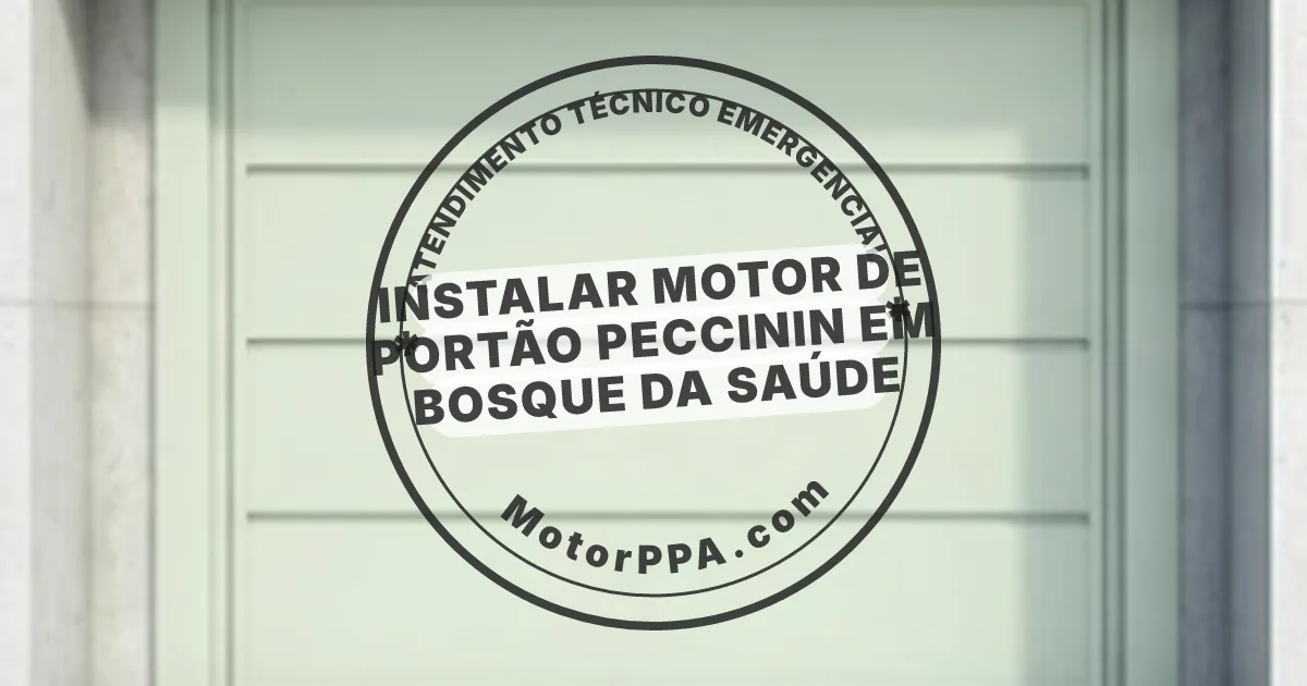 Conserto e instalação de portão automático em Bosque da Saúde