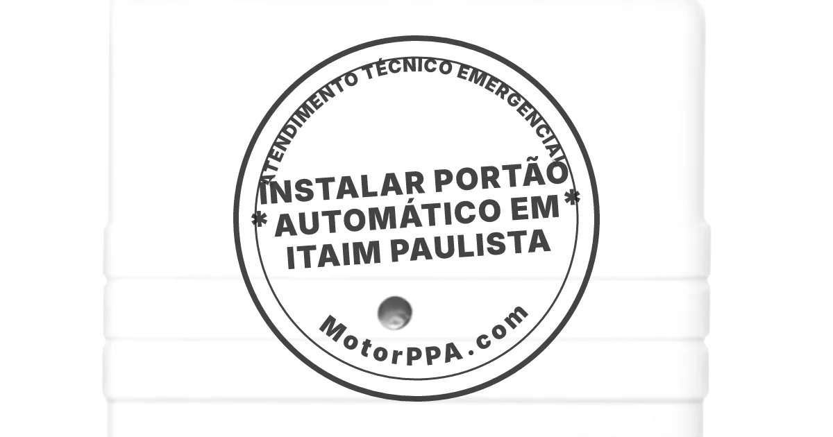 Conserto e instalação de portão automático em Itaim Paulista