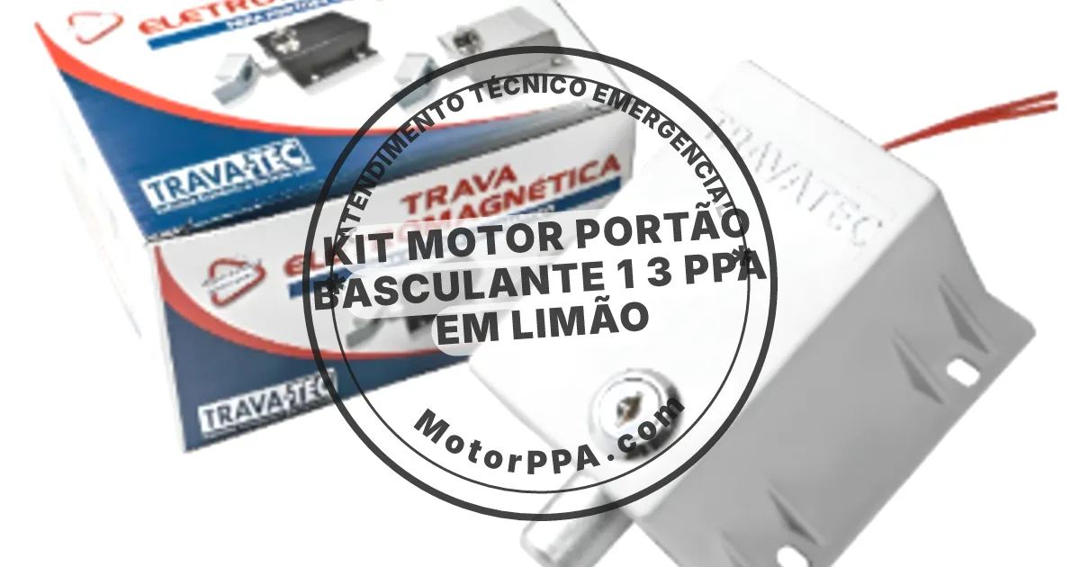 Conserto e instalação de portão automático em Limão