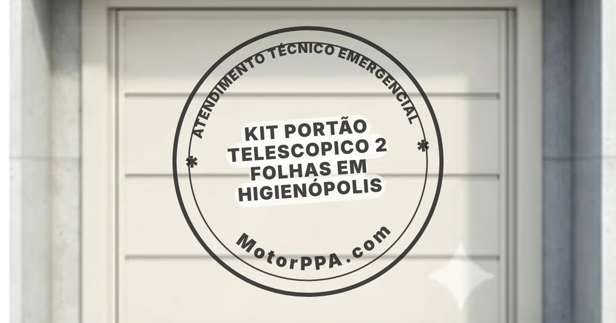 Conserto e instalação de portão automático em Higienópolis