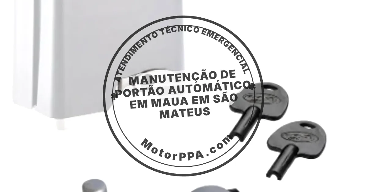 Conserto e instalação de portão automático em maua em São Mateus