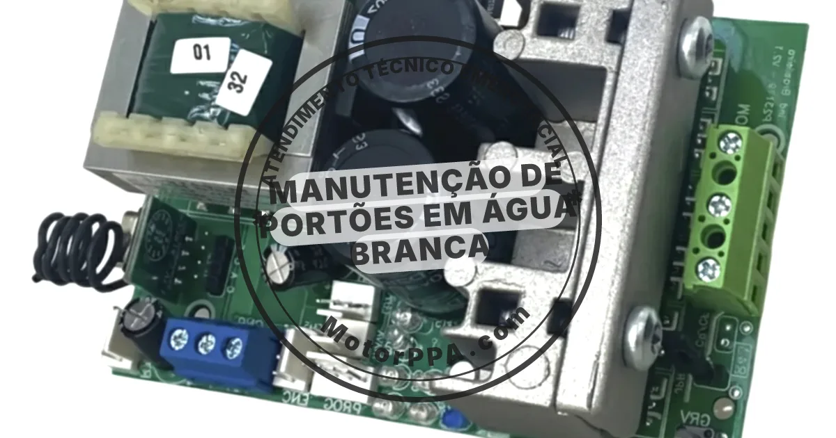 Conserto e instalação de portão automático em Água Branca