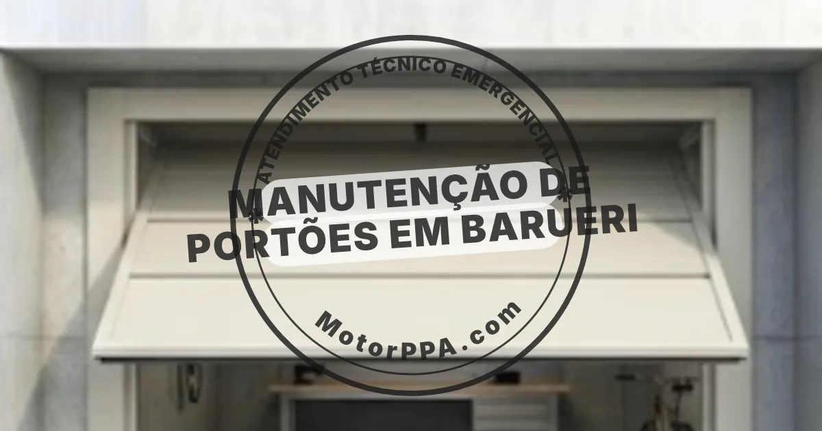 Conserto e instalação de portão automático em Barueri