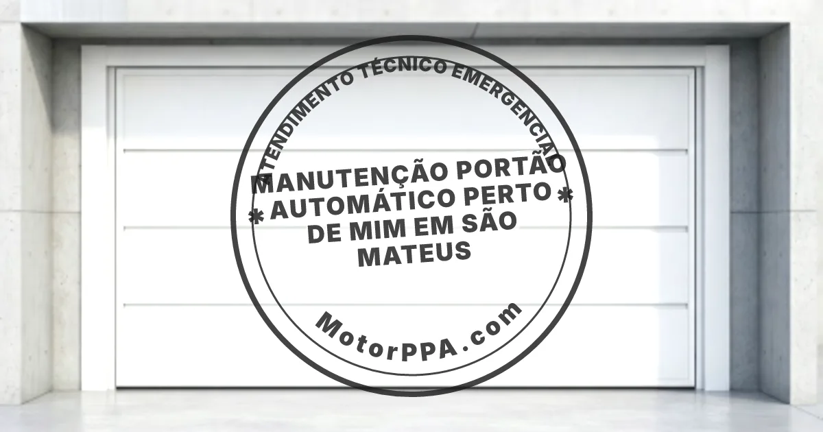 Conserto e instalação de portão automático em São Mateus