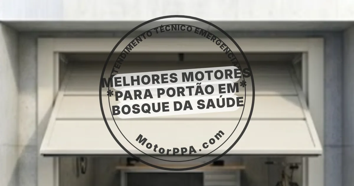 Conserto e instalação de portão automático em Bosque da Saúde