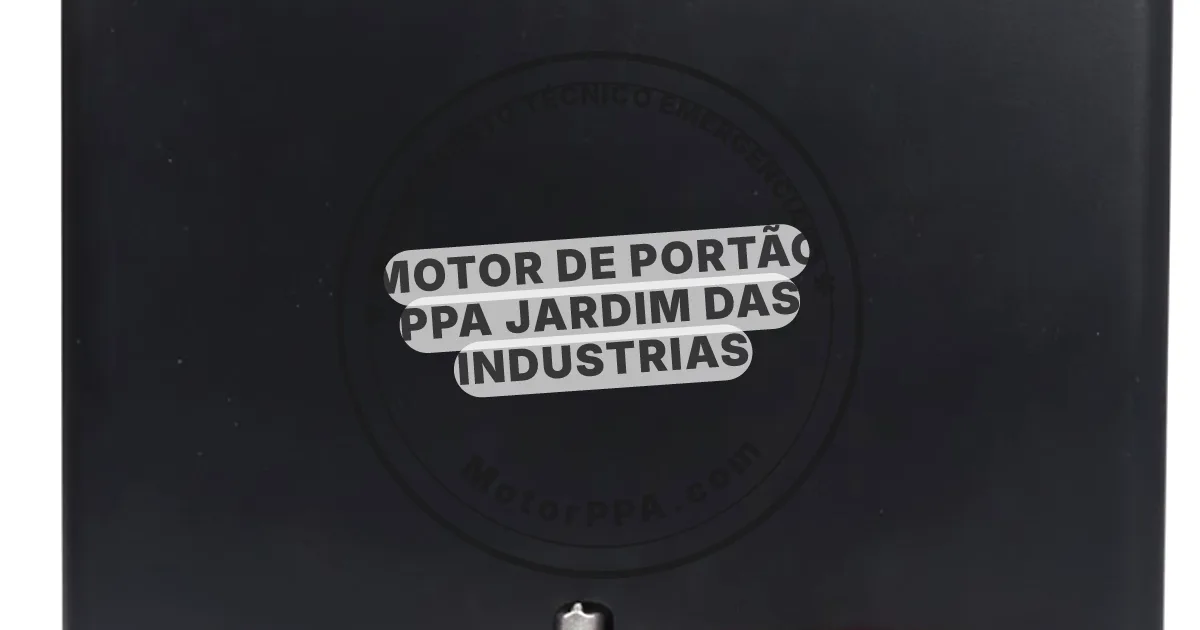 Conserto e instalação de portão automático em Jardim Das Industrias