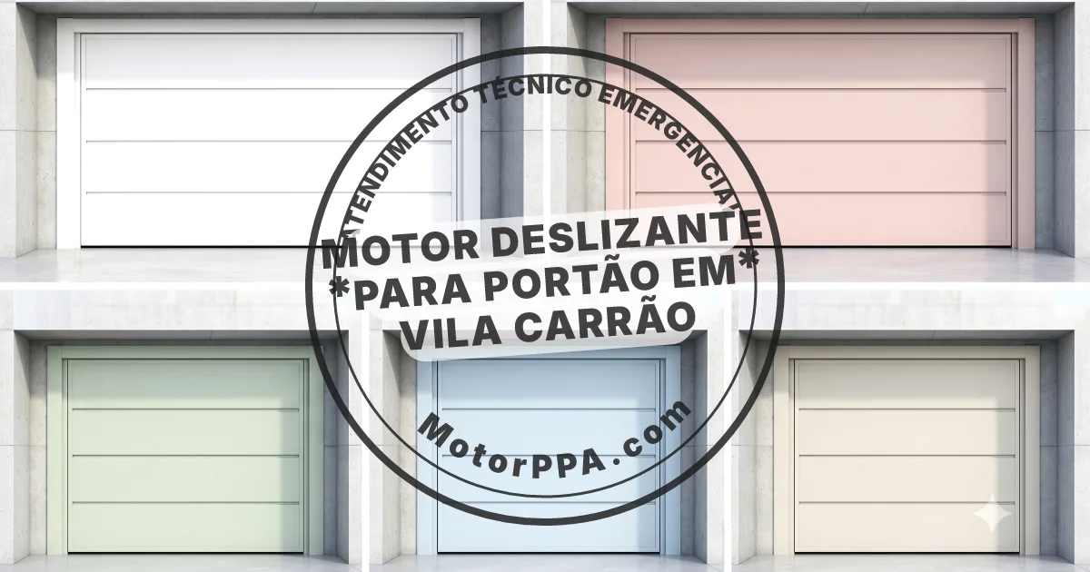 Conserto e instalação de portão automático em Vila Carrão
