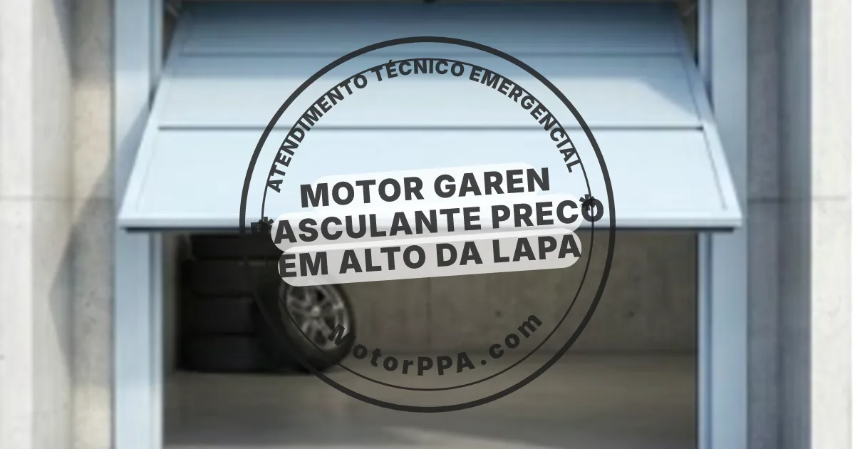 Conserto e instalação de portão automático em Alto da Lapa