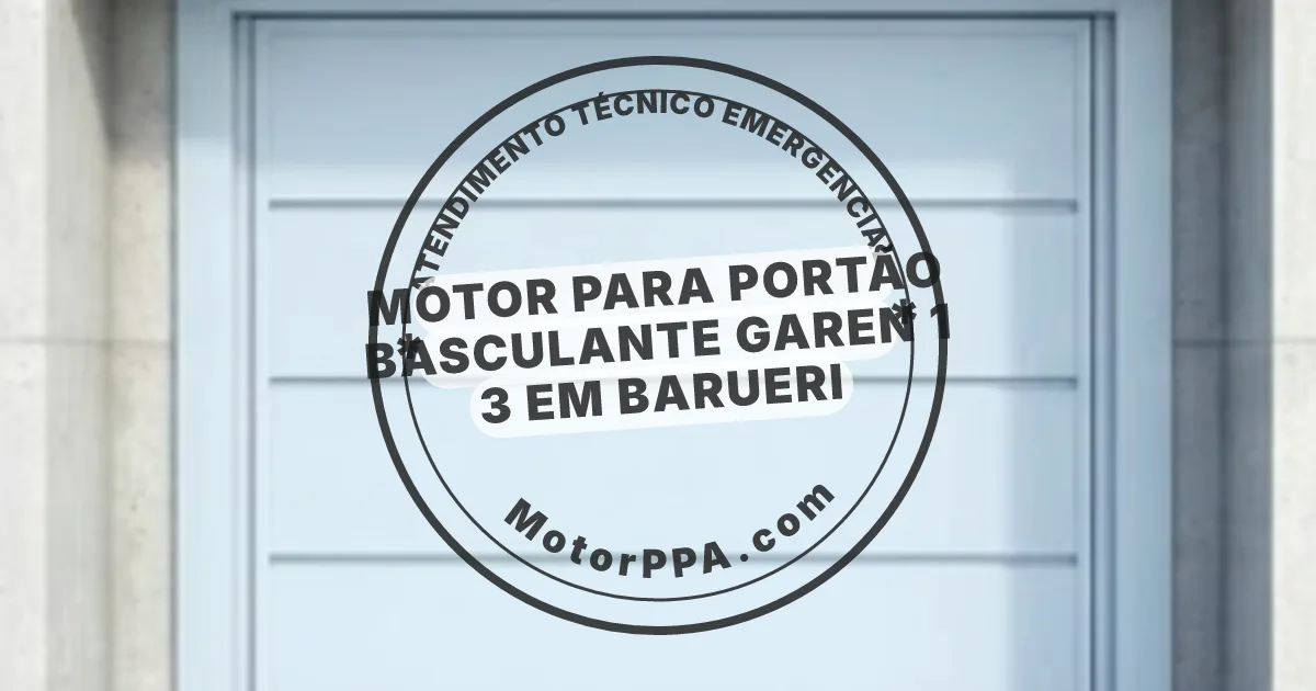 Conserto e instalação de portão automático em Barueri