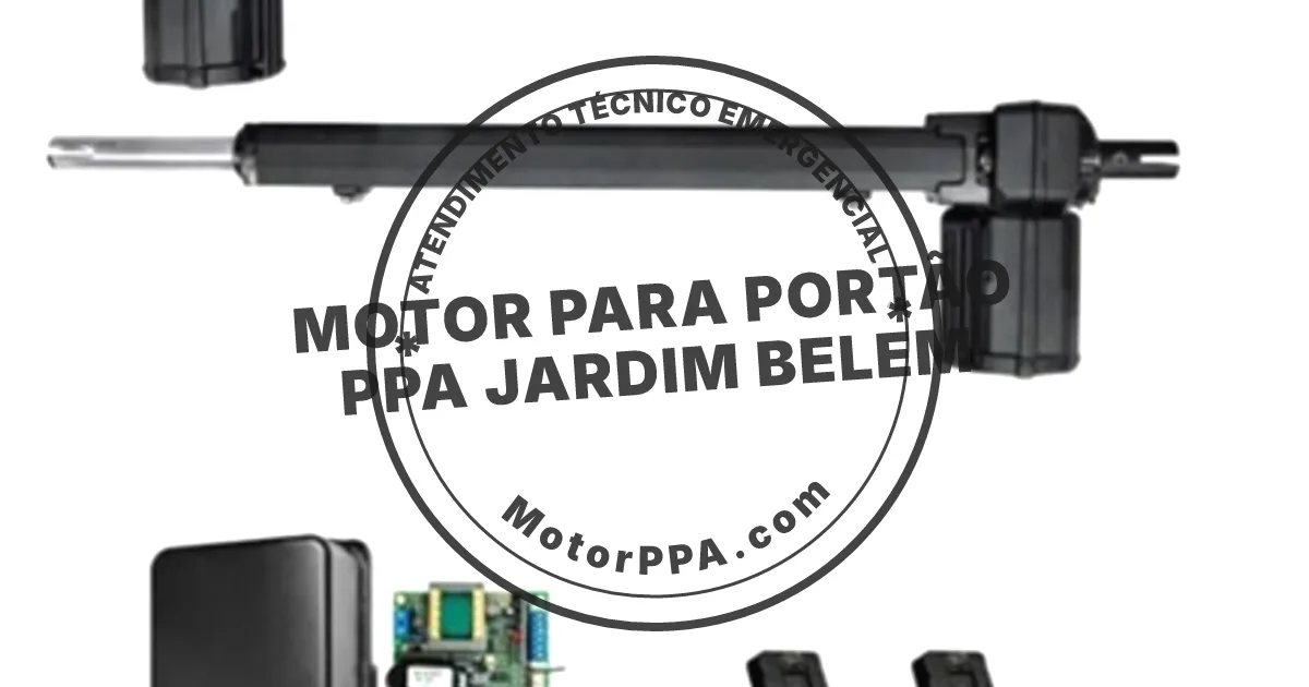 Conserto e instalação de portão automático em Ppa Jardim Belem
