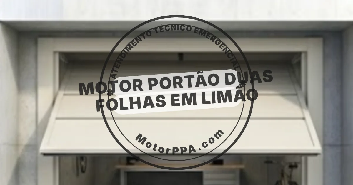 Conserto e instalação de portão automático em Limão