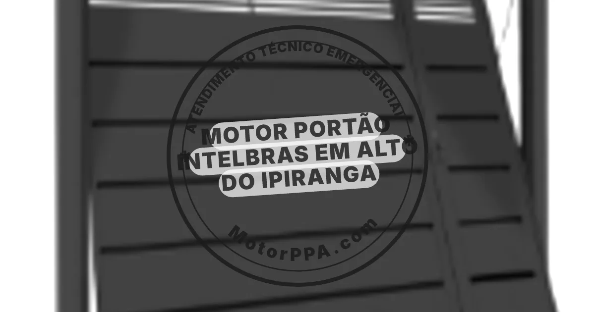 Conserto e instalação de portão automático em Alto do Ipiranga