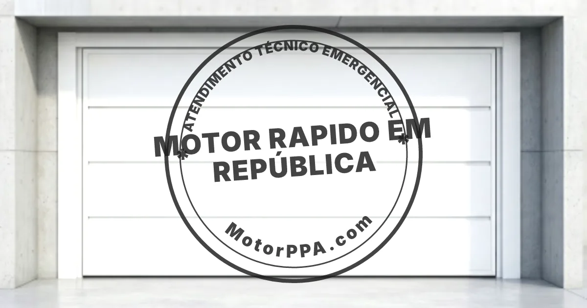 Conserto e instalação de portão automático em República
