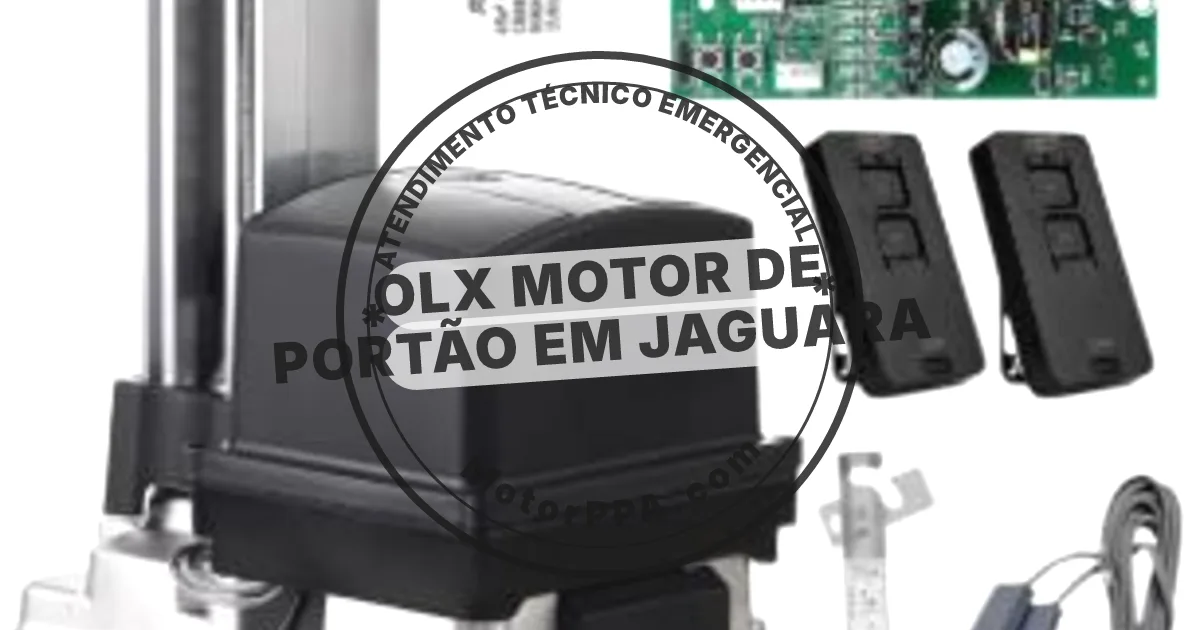 Conserto e instalação de portão automático em Jaguara