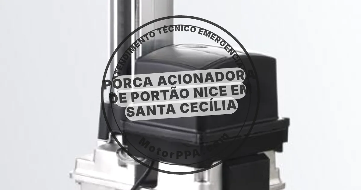 Conserto e instalação de portão automático em Santa Cecília