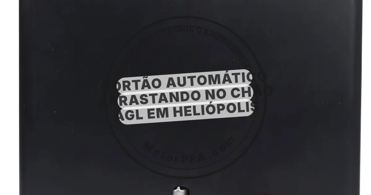 Conserto e instalação de portão automático em Heliópolis