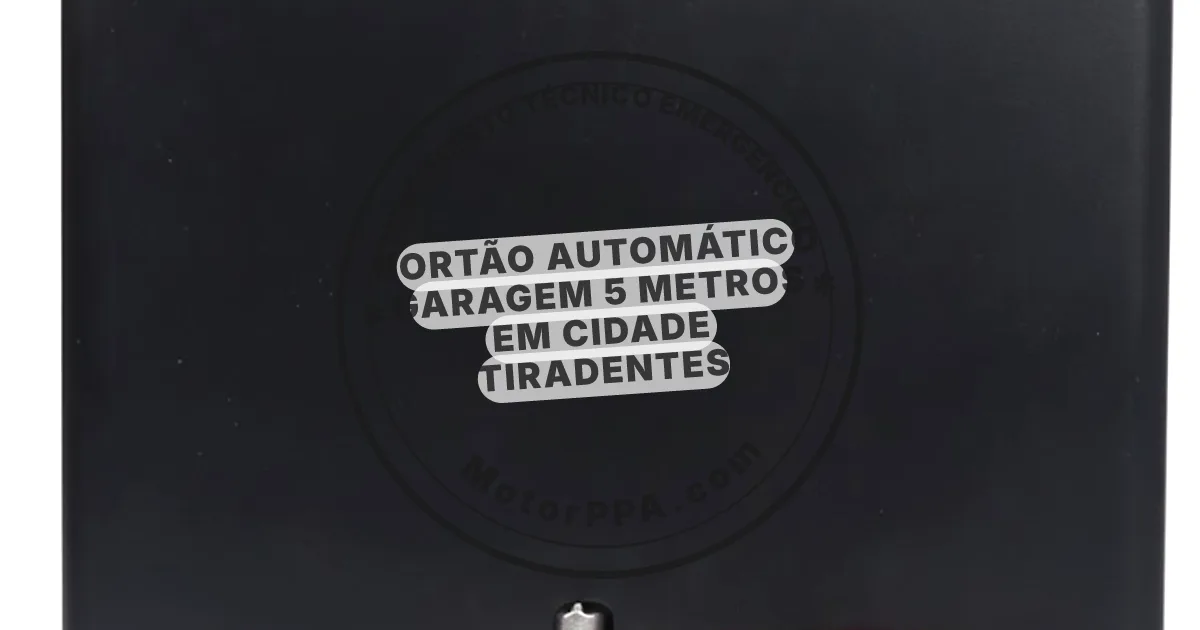 Conserto e instalação de portão automático em Cidade Tiradentes