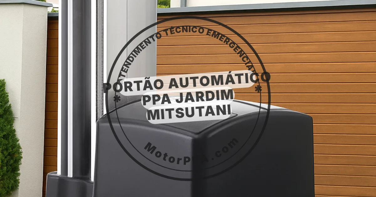 Conserto e instalação de portão automático em Ppa Jardim Mitsutani