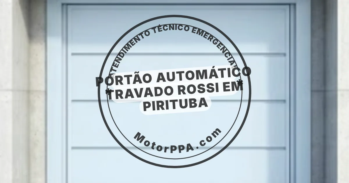 Conserto e instalação de portão automático em Pirituba