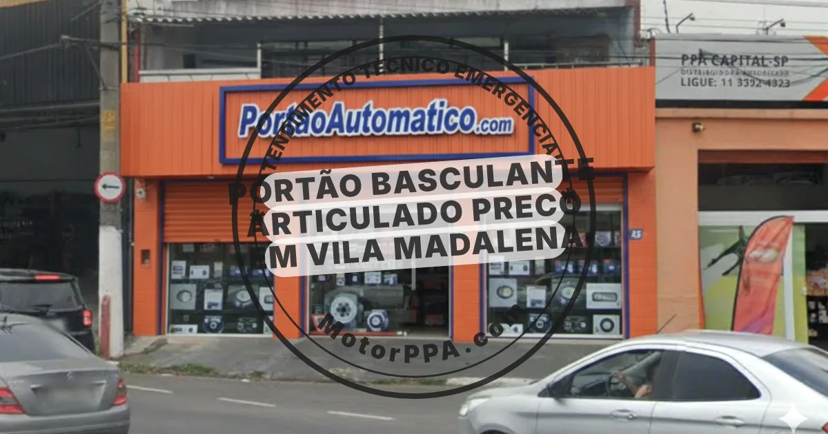 Conserto e instalação de portão automático em Vila Madalena