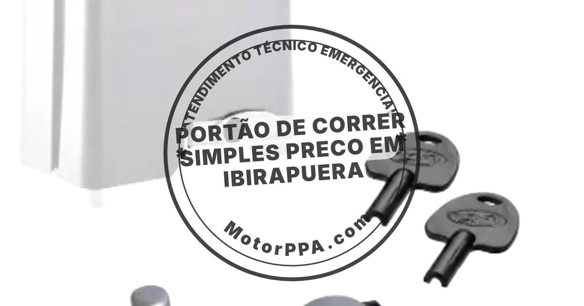 Conserto e instalação de portão automático em Ibirapuera