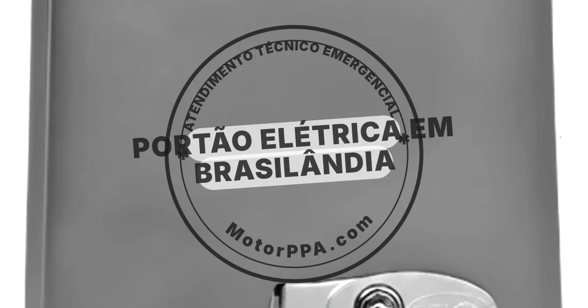 Conserto e instalação de portão automático em Brasilândia