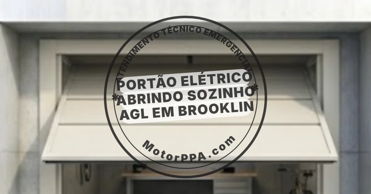 Conserto e instalação de portão automático em Brooklin