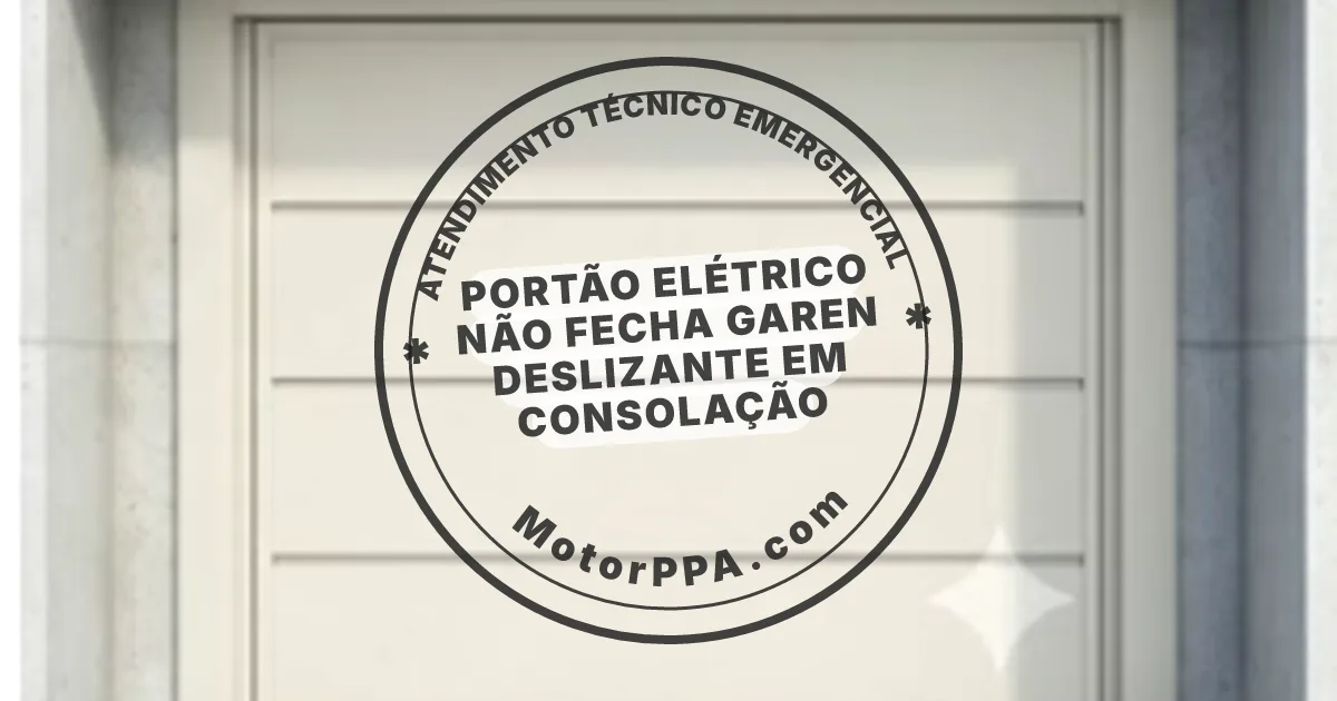 Conserto e instalação de portão automático em Consolação