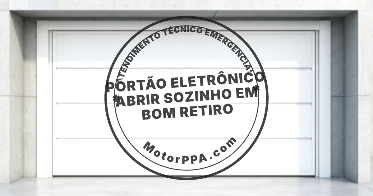 Conserto e instalação de portão automático em Bom Retiro
