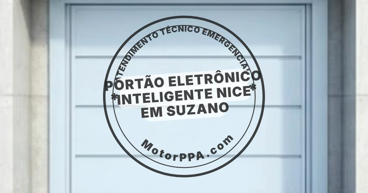Conserto e instalação de portão automático em Suzano