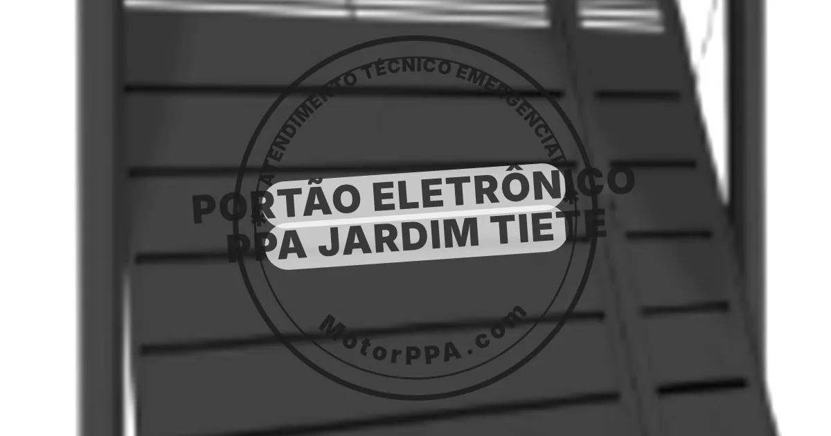 Conserto e instalação de portão automático em Ppa Jardim Tiete
