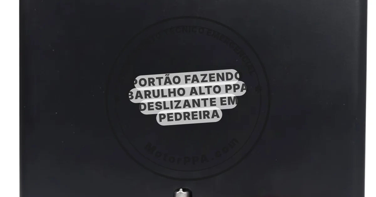 Conserto e instalação de portão automático em Pedreira