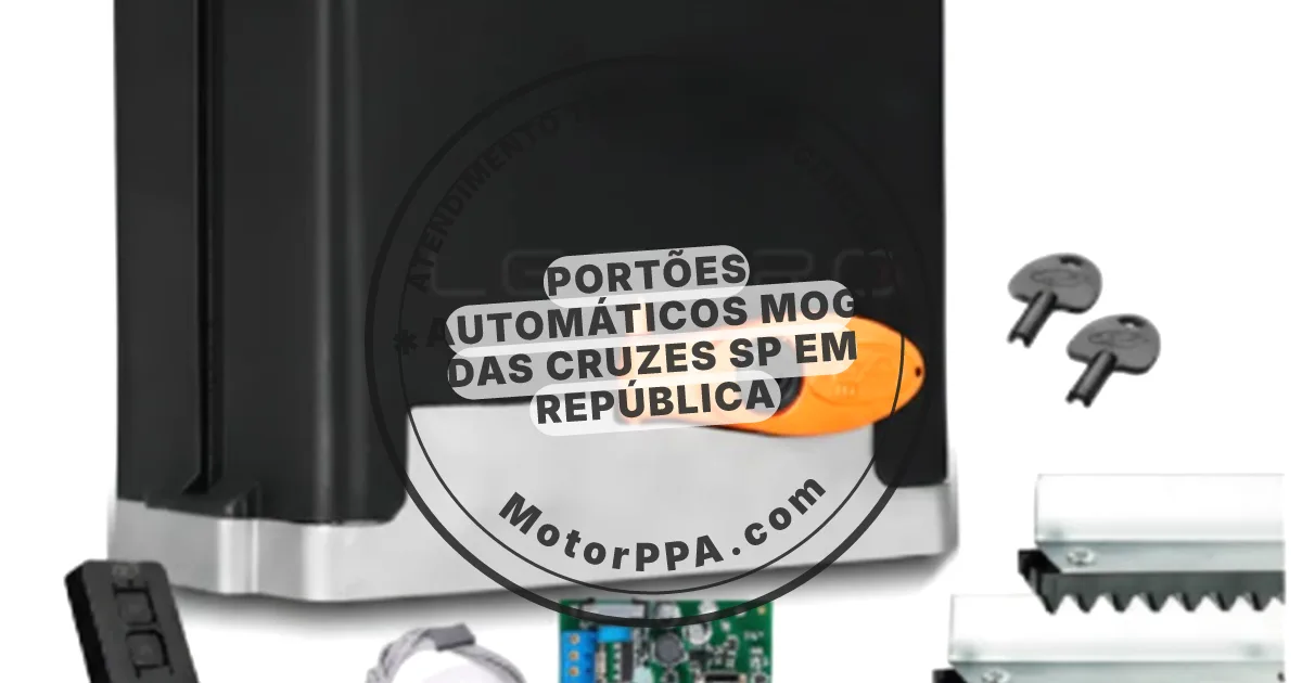 Conserto e instalação de portão automático em República