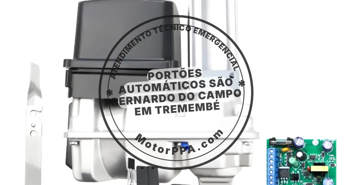 Conserto e instalação de portão automático em Tremembé