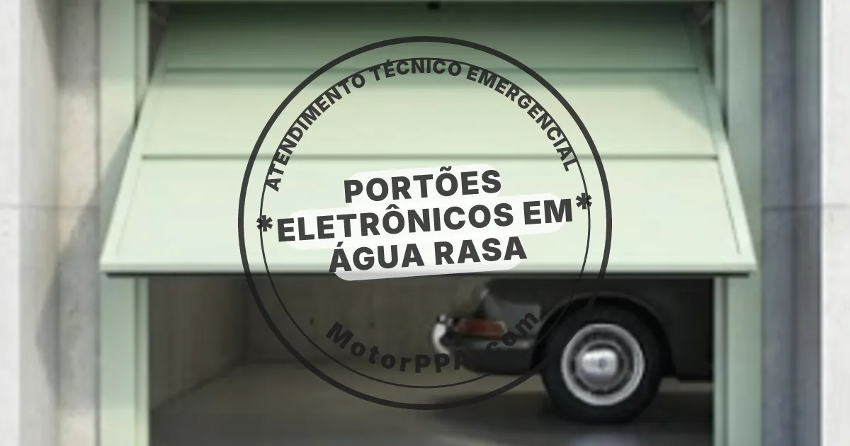 Conserto e instalação de portão automático em Água Rasa