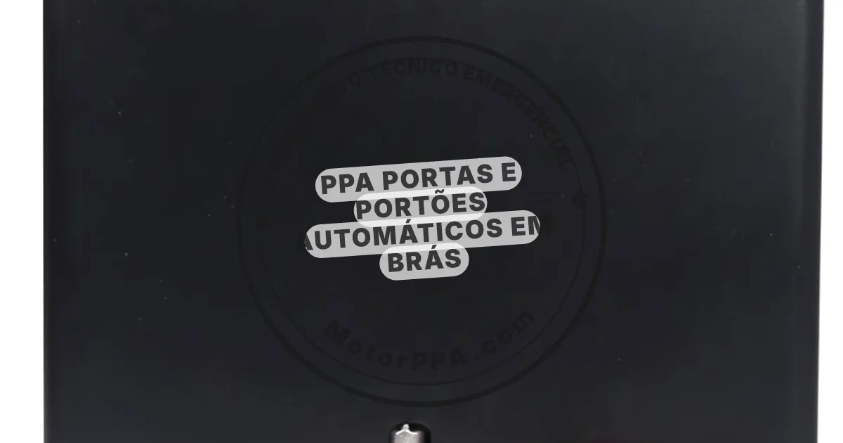 Conserto e instalação de portão automático em Brás