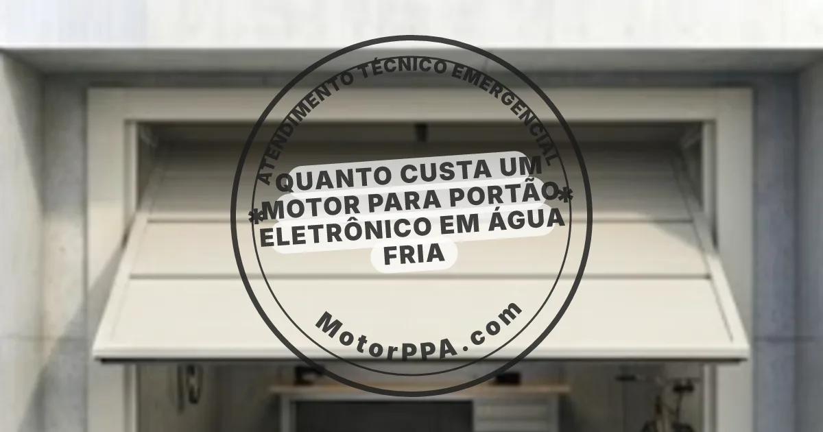 Conserto e instalação de portão automático em Água Fria