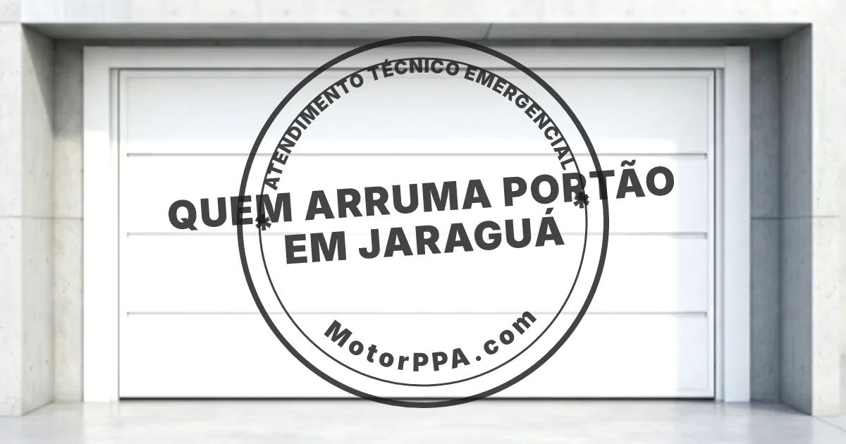 Conserto e instalação de portão automático em Jaraguá